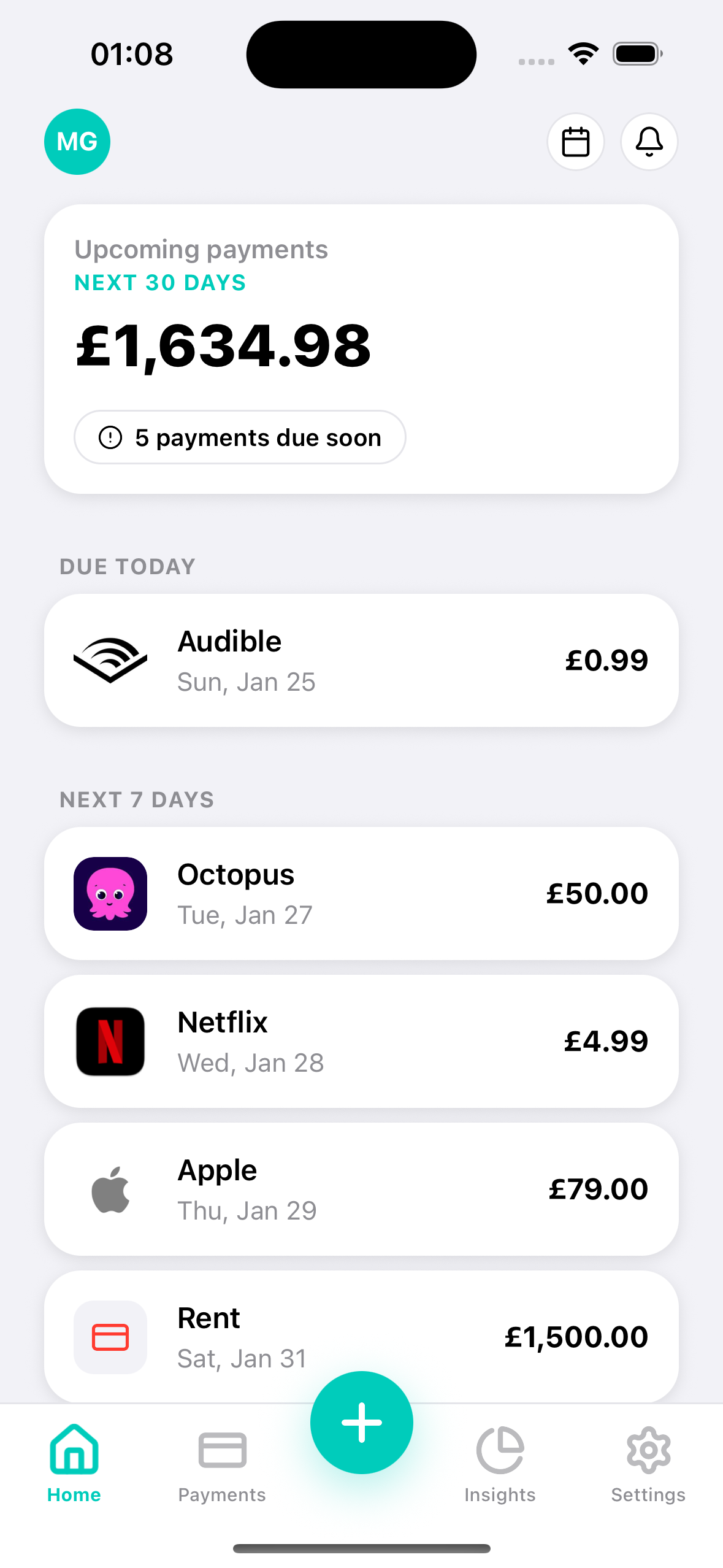 Mori app preview on iPhone